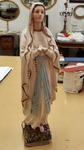 Our Lady of Lourdes chalkware statue