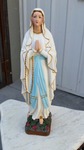 religious chalkware statue restoration