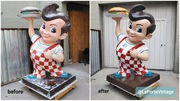 Restored Big Boy Statue for Burbank Restaurant