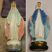 antique religious statue repair